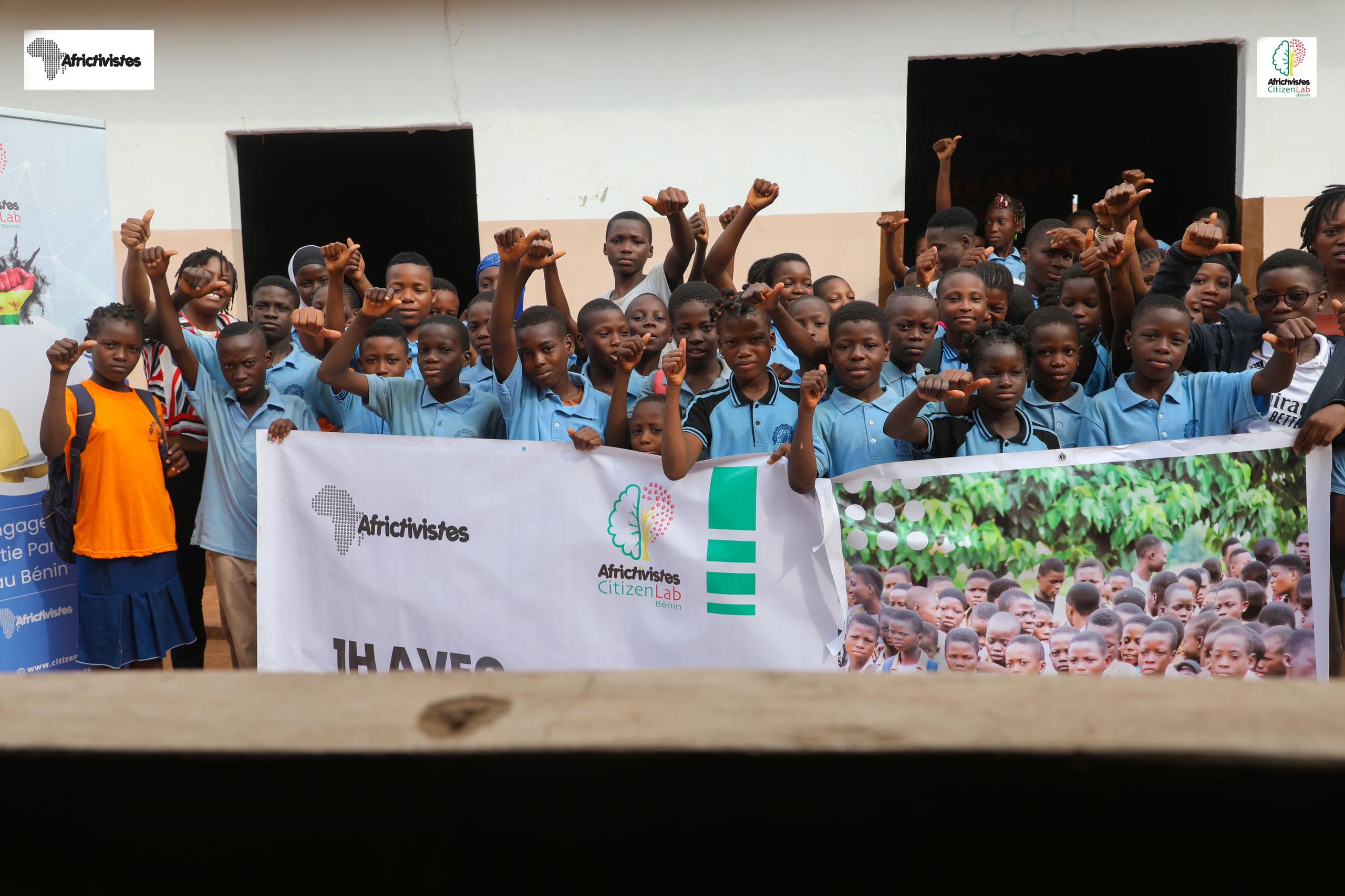 1h avec ACLB : l’éveil de l’engagement citoyen chez les écoliers.